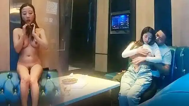 【老王午夜探花】良家小姐姐，KTV裡唱歌飲酒，你儂我儂脫光來一發